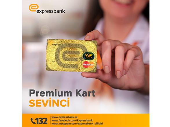 "Expressbank"dan müştərilərə premium kart sevinci