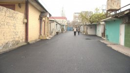 Nərimanov rayonunda 12 km uzunluğa malik küçə və yollar təmir edilir (FOTO)