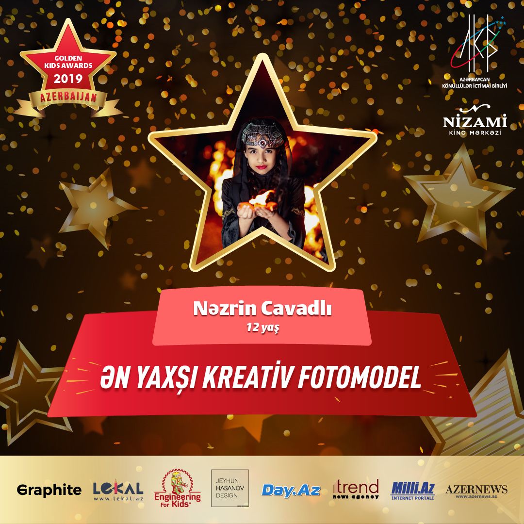 "Azerbaijan Golden Kids Awards 2019" layihəsinin iştirakçılarının bir qrupu bəlli olub (FOTO)