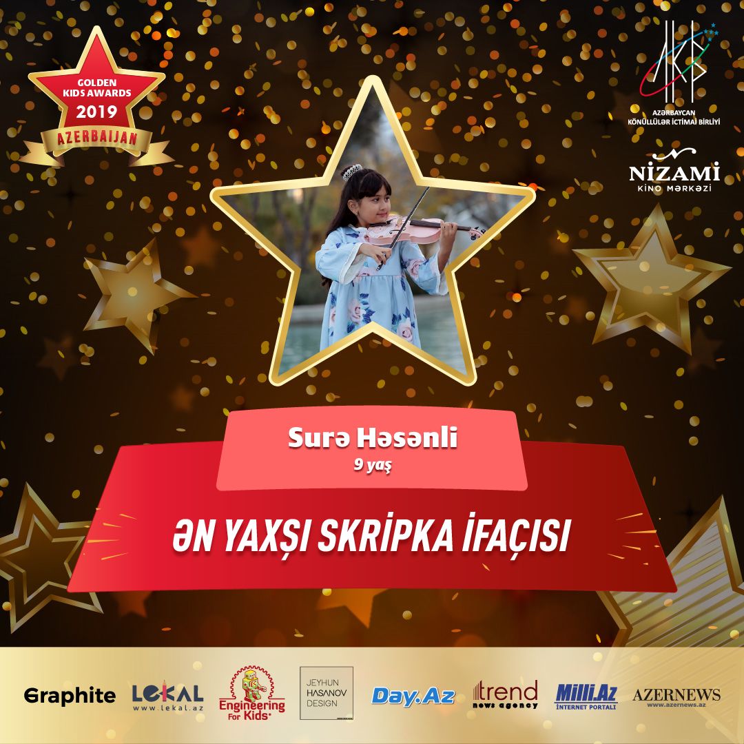 "Azerbaijan Golden Kids Awards 2019" layihəsinin iştirakçılarının bir qrupu bəlli olub (FOTO)