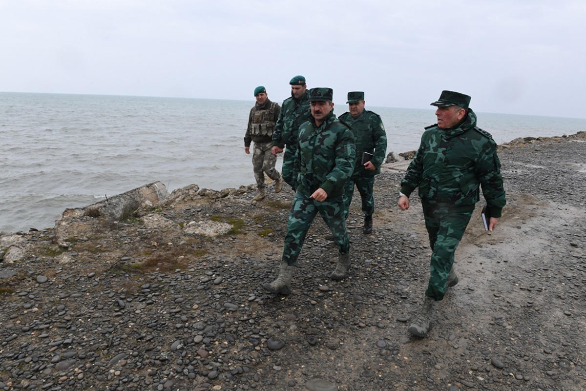 Проверена организация служебной деятельности на пропускном пункта на азербайджано-российской границе (ФОТО)