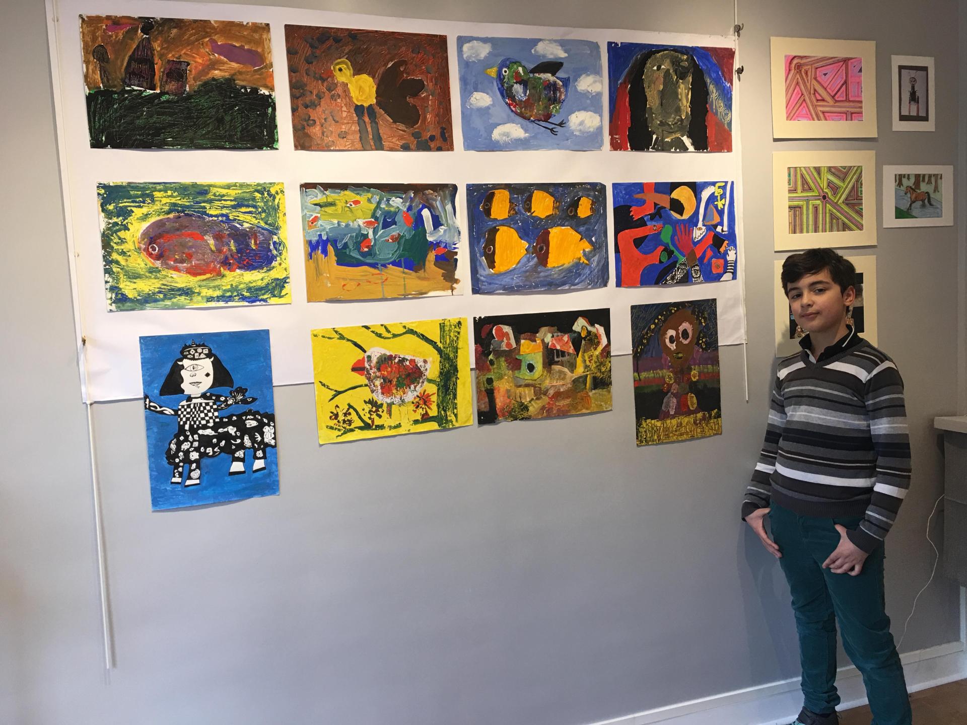 Юные Пикассо из Азербайджана покоряют французскую публику (ФОТО)