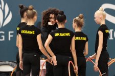 Milli Gimnastika Arenasında “AGF Junior Trophy” turniri iştirakçılarının podium məşqləri keçirilib (FOTOREPORTAJ)