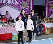 Heydar Aliyev Foundation VP Leyla Aliyeva views exhibition showcasing handiworks by children and youth with disabilities and social center residents (PHOTO) - Gallery Thumbnail