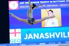 Milli Gimnastika Arenasında bədii gimnastika üzrə "AGF Junior Trophy" beynəlxalq turniri davam edir (FOTO)