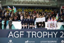 Azerbaijani team wins silver of AGF 2nd Junior Trophy in Rhythmic Gymnastics in group all-around (PHOTO)