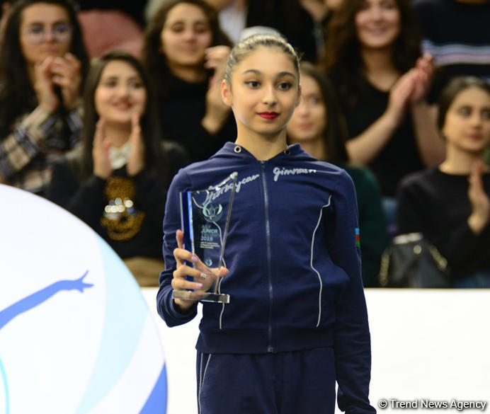 Award ceremony of AGF Junior Trophy in individual all-around held in Baku (PHOTO)