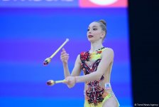 Bakıda bədii gimnastika üzrə AGF Junior Trophy beynəlxalq turnirinin final yarışları davam edir (FOTOREPORTAJ)