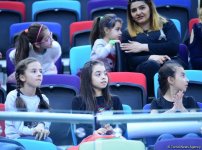 Bakıda bədii gimnastika üzrə II AGF Junior Trophy beynəlxalq turnirinin ikinci günü start götürüb (FOTO)