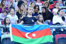 Bakıda bədii gimnastika üzrə II AGF Junior Trophy beynəlxalq turnirinin ikinci günü start götürüb (FOTO)