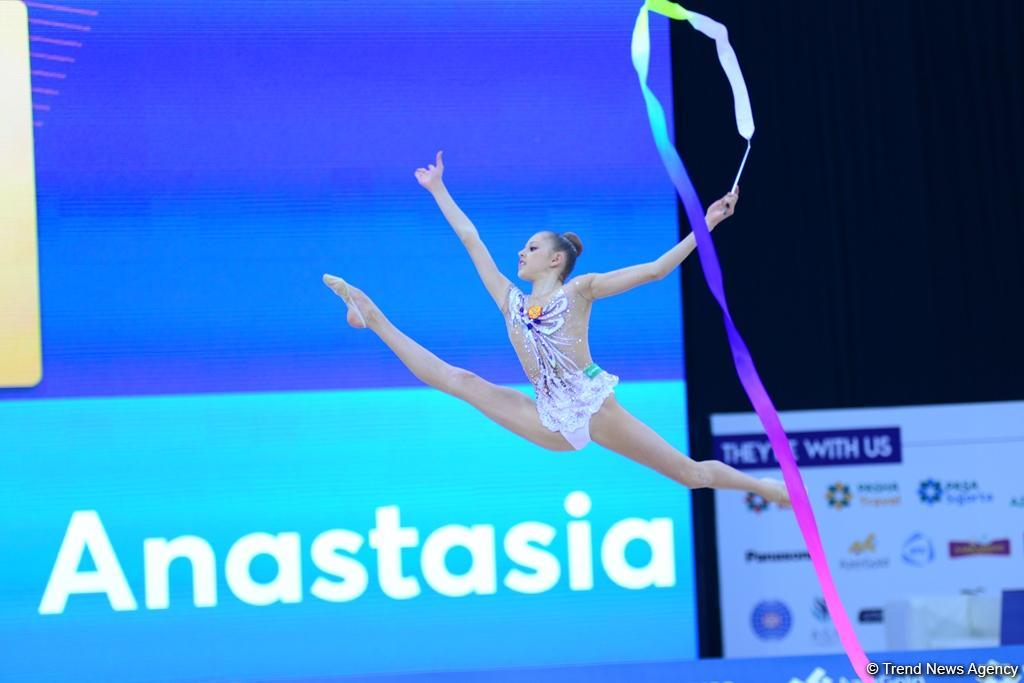 Bakıda bədii gimnastika üzrə AGF Junior Trophy beynəlxalq turnirinin final yarışları davam edir (FOTOREPORTAJ)