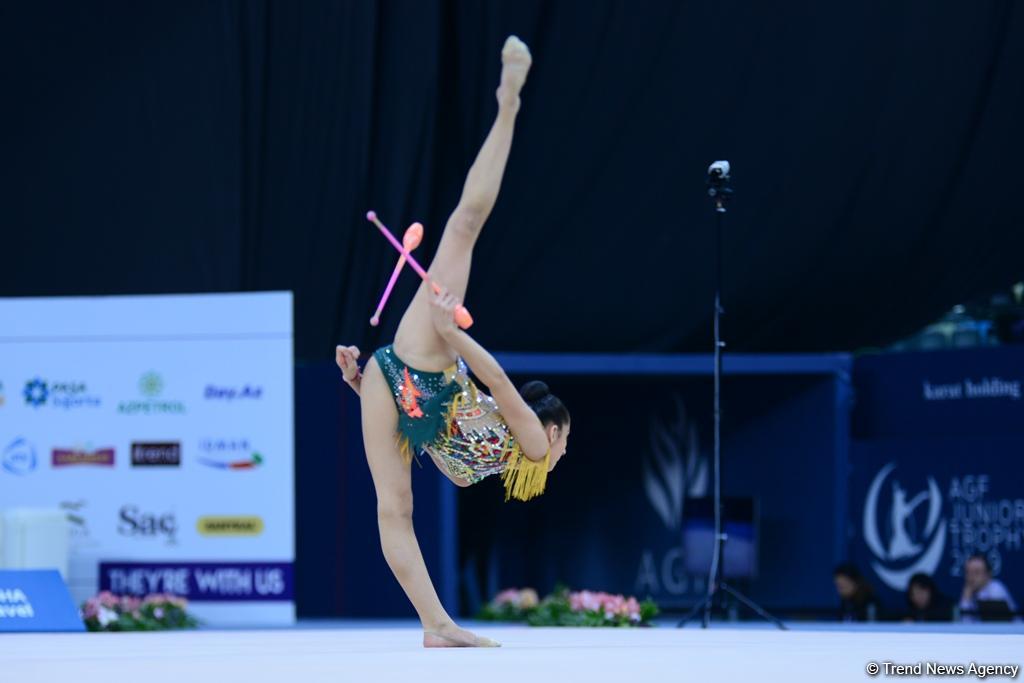 Bakıda bədii gimnastika üzrə AGF Junior Trophy beynəlxalq turnirinin final yarışları davam edir (FOTOREPORTAJ)