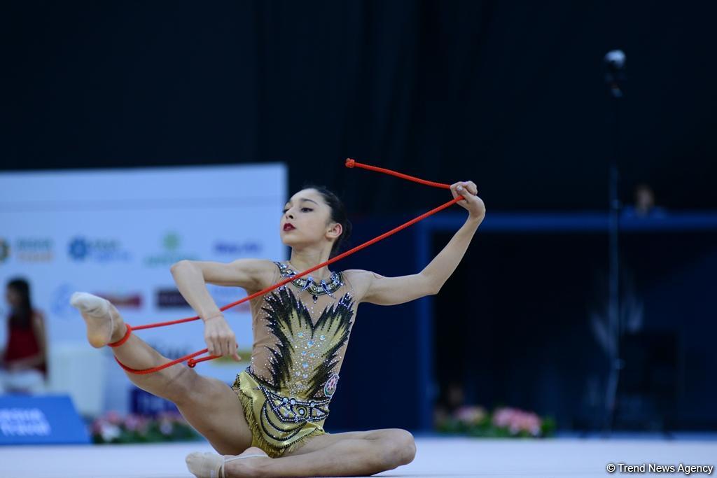 Azerbaijani gymnast grabs bronze at AGF 2nd Junior Trophy in Rhythmic Gymnastics