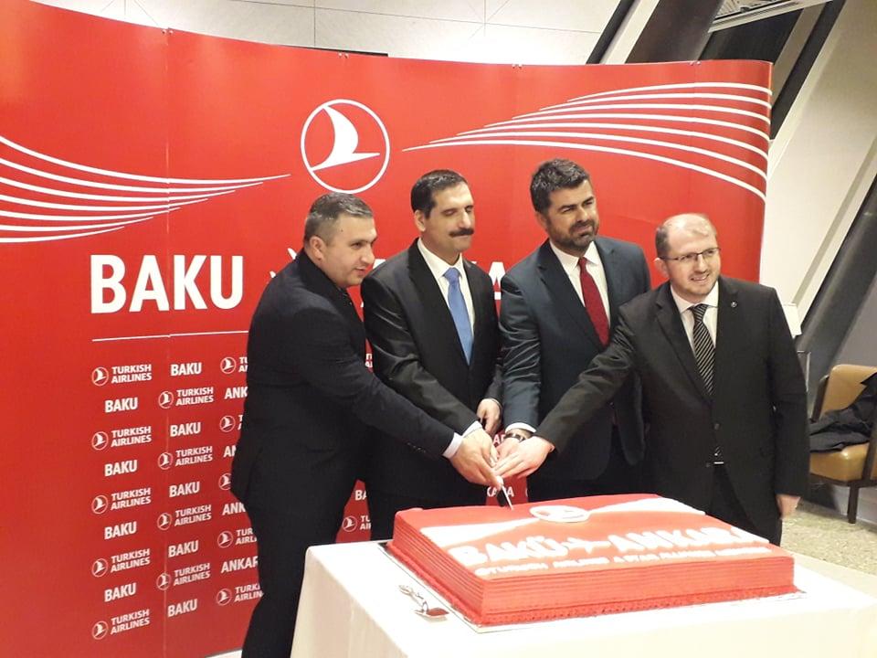 Состоялась официальная церемония открытия прямых рейсов Анкара-Баку-Анкара