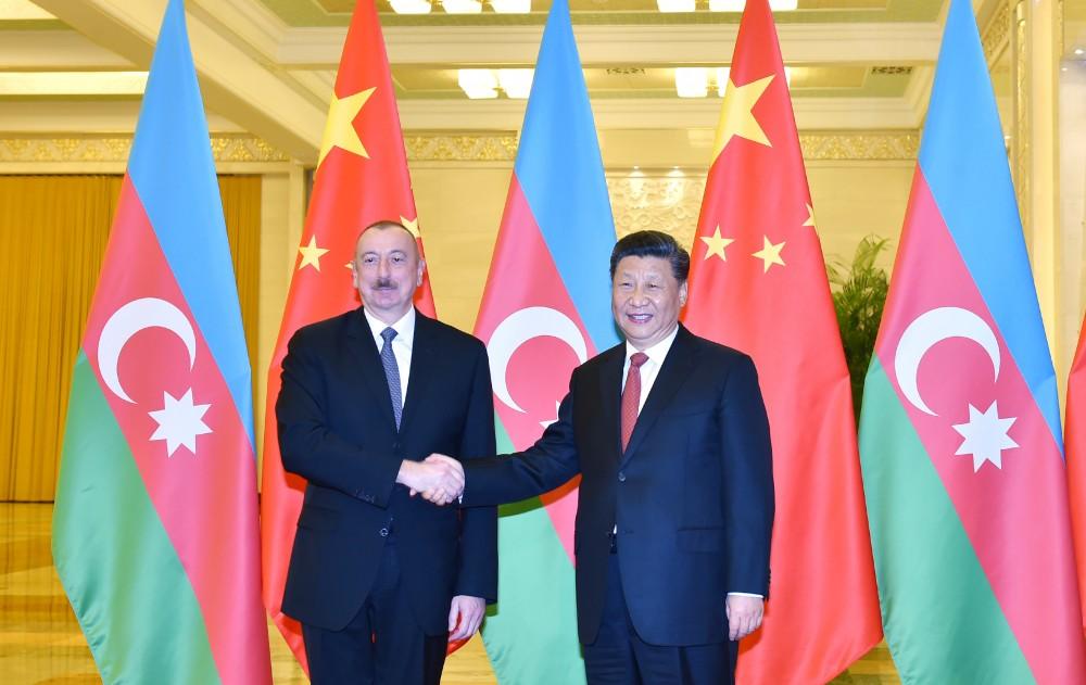 В Пекине состоялась встреча Президента Ильхама Алиева с Председателем КНР Си Цзиньпином (ФОТО)