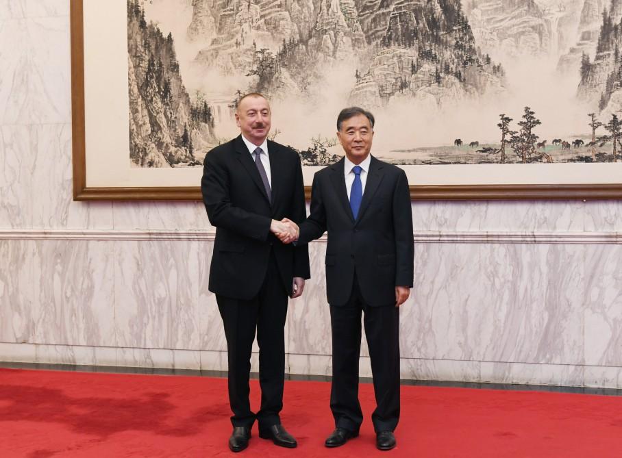 President Aliyev meets member of Political Bureau of Communist Party of China Central Committee (PHOTO)