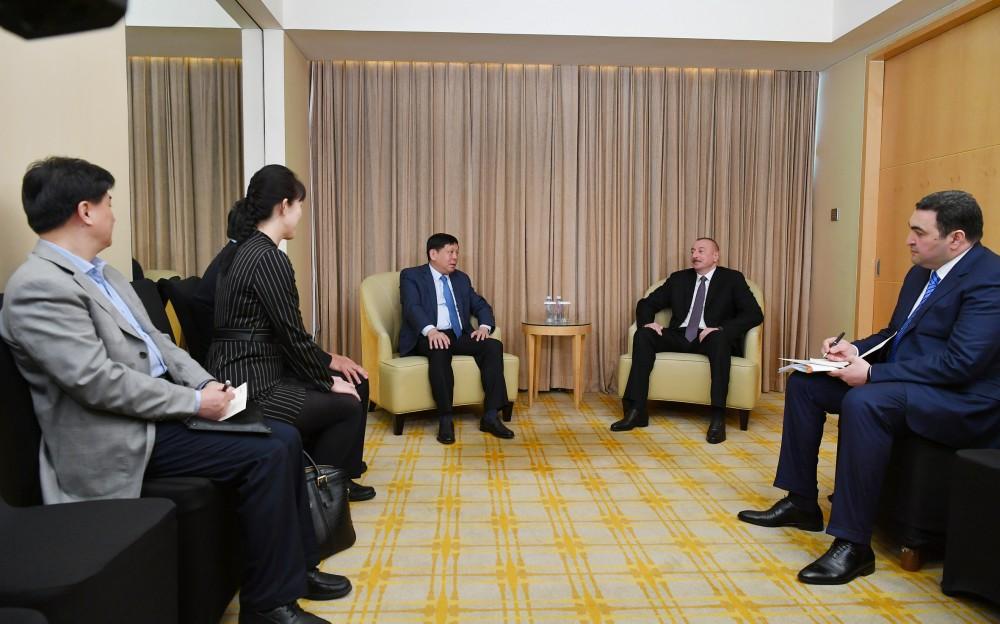 IIlham Aliyev: Azerbaijan is interested in major Chinese companies’ actively doing business in country (PHOTO)