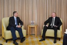 President Aliyev meets China Poly Group chairman in Beijing (PHOTO)