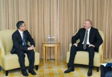 President of Azerbaijan Ilham Aliyev meets Huawei Chairman in Beijing (PHOTO)