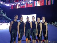 Spanish gymnasts talk on big and beautiful National Gymnastics Arena in Baku (PHOTO)