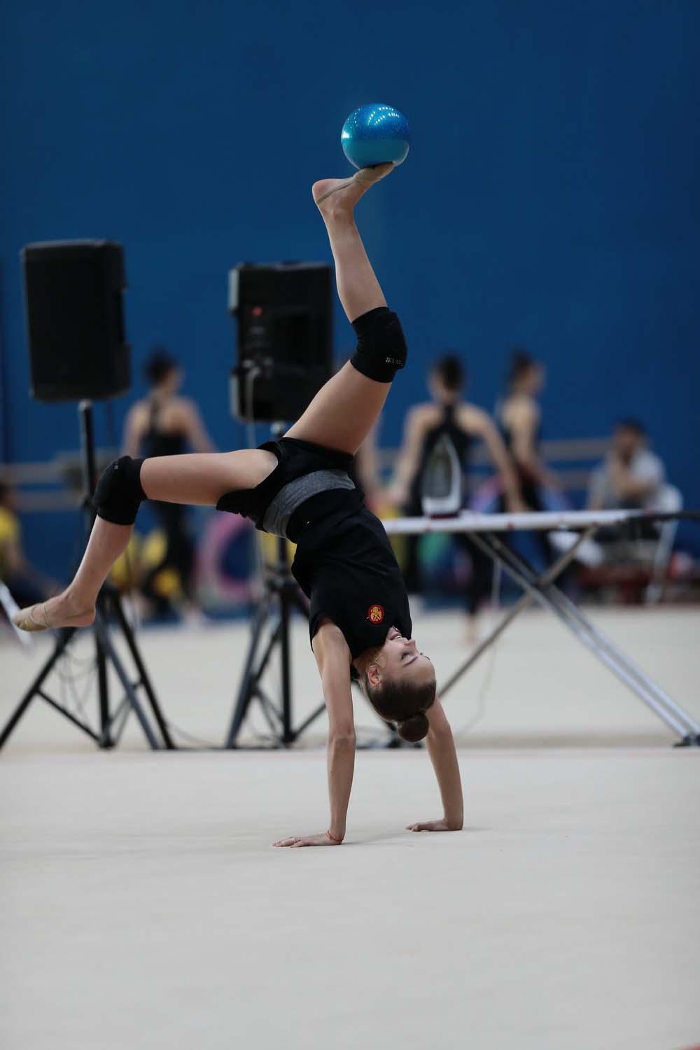 Podium training held in Baku for upcoming Rhythmic Gymnastics World Cup (PHOTO)