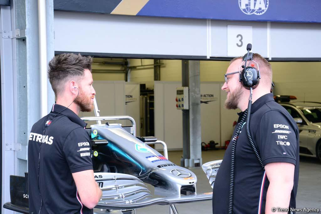 Baku preparing cars for F1 SOCAR Azerbaijan Grand Prix 2019 (PHOTO)