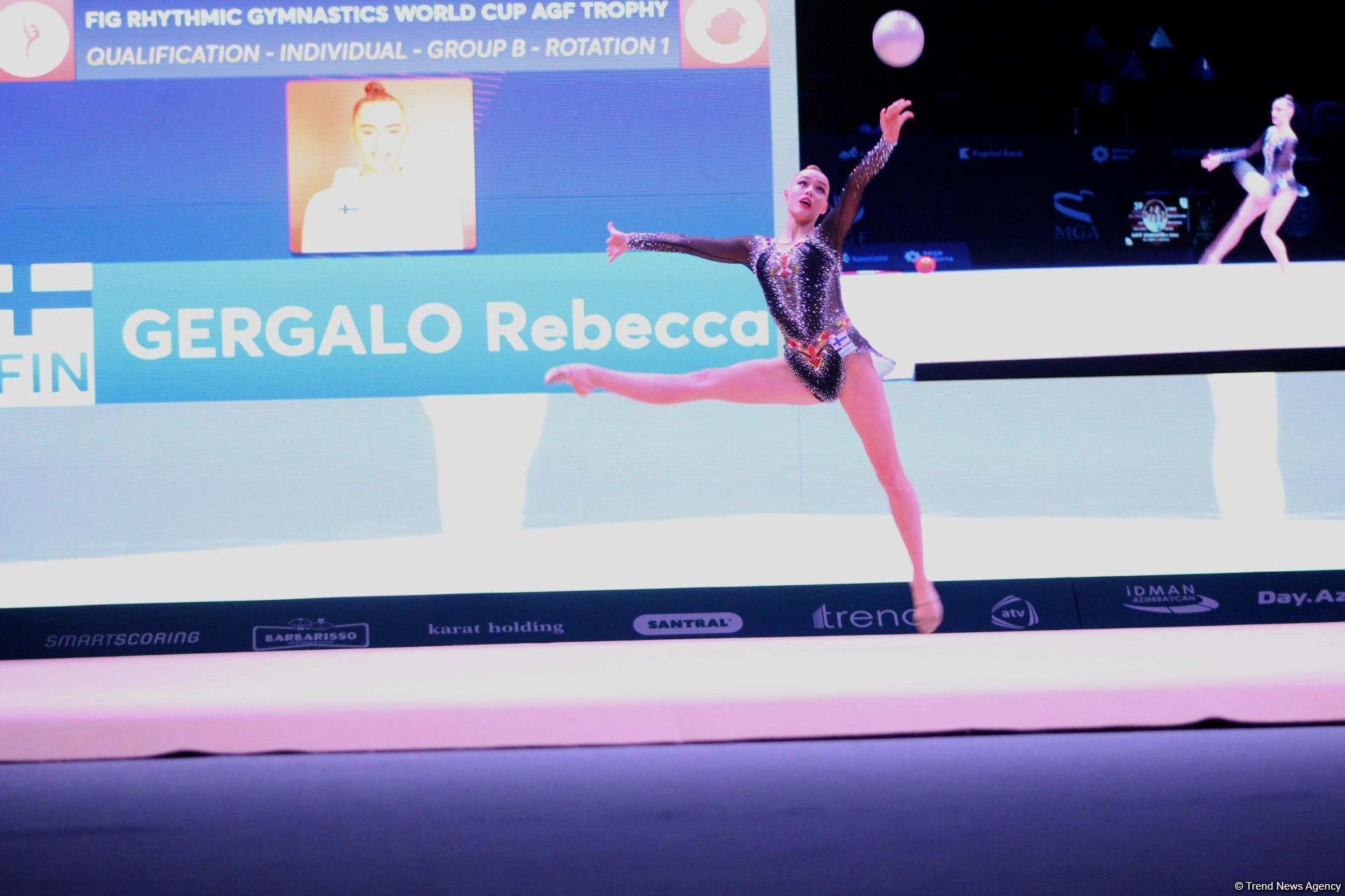 Bakıda keçirilən bədii gimnastika üzrə Dünya Kubokunda maraqlı məqamlar (FOTO)