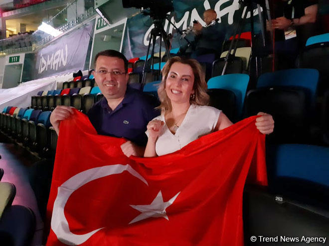 Зал Национальной арены гимнастики в Баку - потрясающий – зритель из Турции