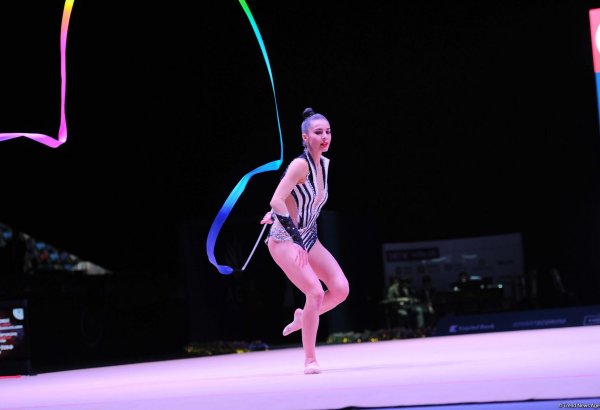 Bakıda bədii gimnastika üzrə Dünya Kubokunun ikinci yarış günü başlayıb (FOTO)