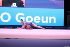 Лучшие моменты второго дня соревнований Кубка мира по художественной гимнастике в Баку (ФОТО)
