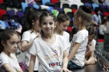 Bakıda bədii gimnastika üzrə Dünya Kubokunda ən kiçiklərin sevinci (FOTO)