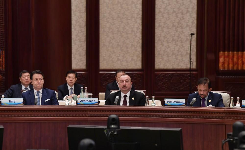 Ilham Aliyev attends Second Road and Belt International Cooperation Forum in Beijing (PHOTO)