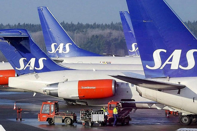 Авиакомпания SAS отменила почти 600 рейсов из-за забастовки пилотов