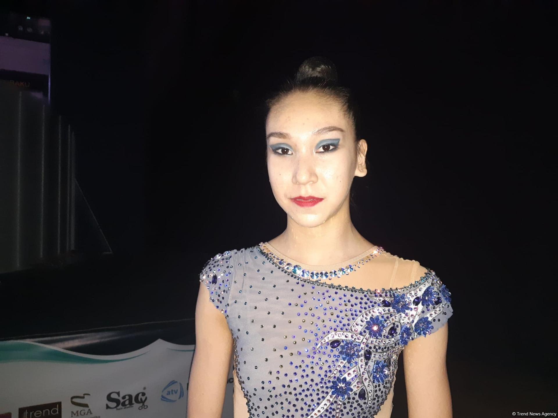 Qazaxstanlı gimnast: Bakıda Dünya Kubokunun yarışları yüksək səviyyədə keçirilir