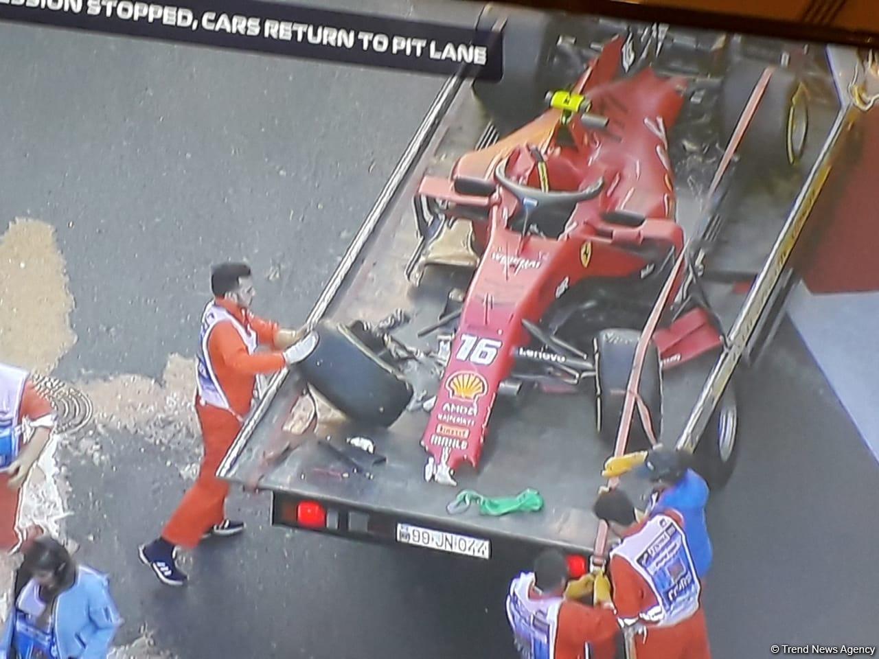 Next serious accident at Formula 1 SOCAR Azerbaijan Grand Prix 2019 (PHOTO)