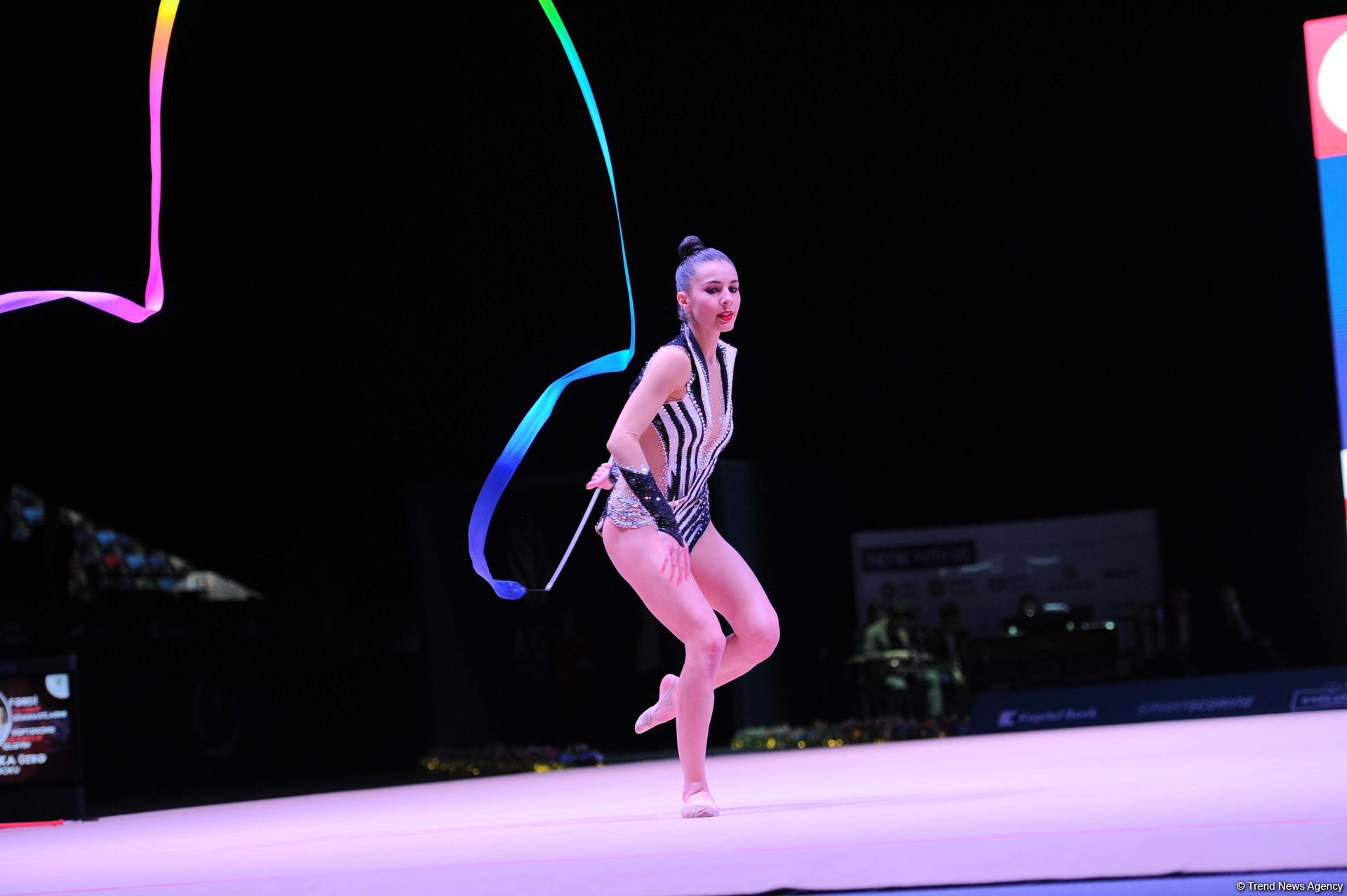 Day 2 of FIG Rhythmic Gymnastics World Cup kicks off in Baku (PHOTO)