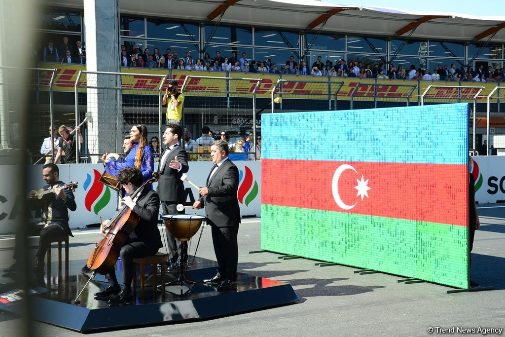 Грандиозная церемония открытия Гран-при Формулы 1 SOCAR Азербайджан в Баку (ФОТОРЕПОРТАЖ)