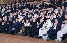 President Ilham Aliyev, First Lady Mehriban Aliyeva attend opening of 5th World Forum on Intercultural Dialogue in Baku (PHOTO)