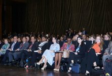 Vice-President of Heydar Aliyev Foundation Leyla Aliyeva attends plenary session of 5th World Forum on Intercultural Dialogue (PHOTO)