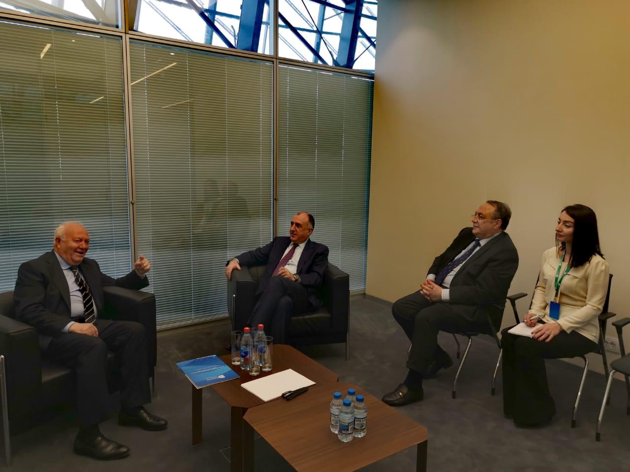 Эльмар Мамедъяров встретился с верховным представителем Альянса цивилизаций ООН (ФОТО)