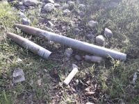 Ağstafa rayonunda 2 ədəd raket tapılıb (FOTO)