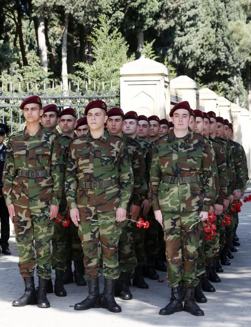 Личный состав Службы госбезопасности Азербайджана почтил память великого лидера Гейдара Алиева (ФОТО)