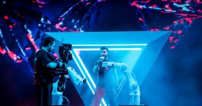 Роботы на сцене: первая репетиция Чингиза Мустафаева на "Евровидении 2019" (ФОТО, ВИДЕО)
