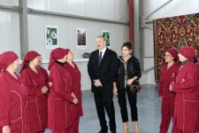 Azerbaijani president, first lady inaugurate Gobustan branch of Azerkhalcha OJSC (PHOTO)