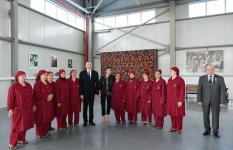 Azerbaijani president, first lady inaugurate Gobustan branch of Azerkhalcha OJSC (PHOTO)