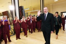 Azerbaijani president, first lady inaugurate Gobustan branch of Azerkhalcha OJSC (PHOTO)