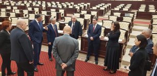 Gürcüstan parlamentinin vitse-spikeri Mili Məclisdə - Mühüm məsələlər müzakirə olundu (FOTO)