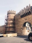 На Парных крепостных воротах в «Ичеришехер» ведутся работы по консервации (ФОТО)