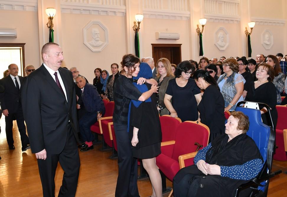President Aliyev, First Lady Mehriban Aliyeva attended farewell ceremony for prominent composer Arif Malikov (PHOTO)