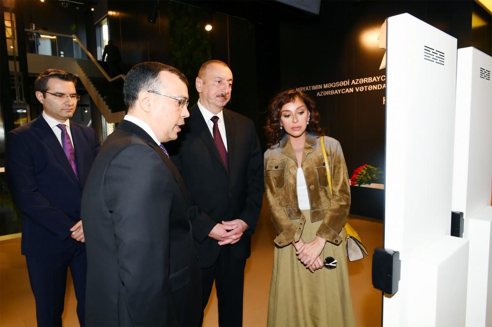 President Aliyev, First Lady Mehriban Aliyeva attend opening of administrative building of DOST Agency (PHOTO)